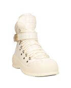 Stivali Coralie in pelle off-white