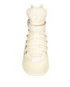 Stivali Coralie in pelle off-white