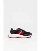 Baskets en cuir Vénétia noirs