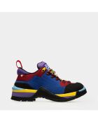 Zapatos Derby de piel multicolor