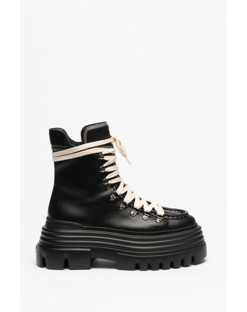 Stivali Giulia in pelle nera