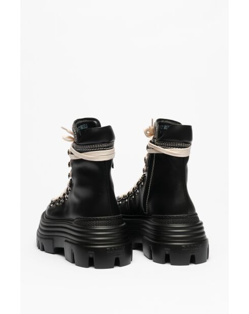 Stivali Giulia in pelle nera