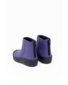 Stivali Julia blu/nero in pelle blu/nera