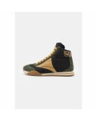 Baskets en cuir Adrien camel / marron foncé