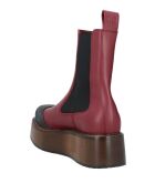 Stivali Ava Bordeaux in pelle