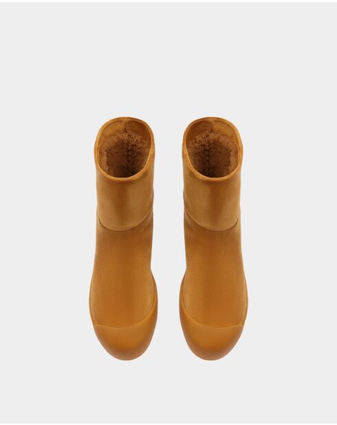 Stivali Esmée in pelle cammello