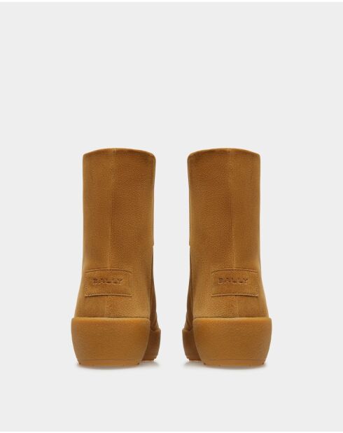 Stivali Esmée in pelle cammello