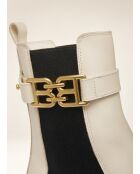 Botas de piel Chloé blanquecinas