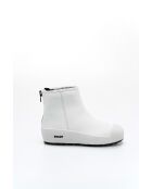 Botas Julia de piel blancas