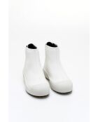 Botas Julia de piel blancas