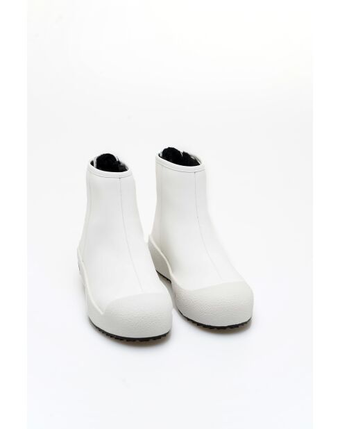 Stivali Julia in pelle bianca