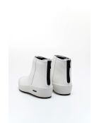 Botas Julia de piel blancas