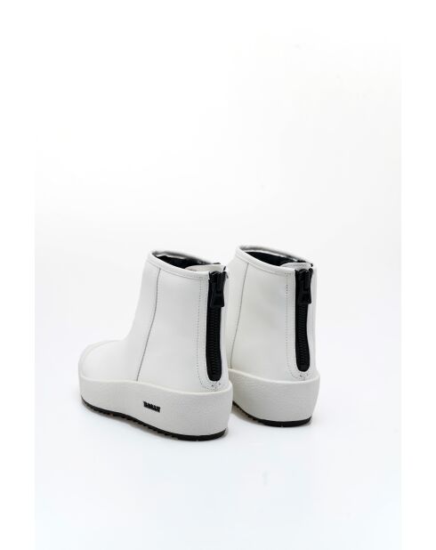 Stivali Julia in pelle bianca