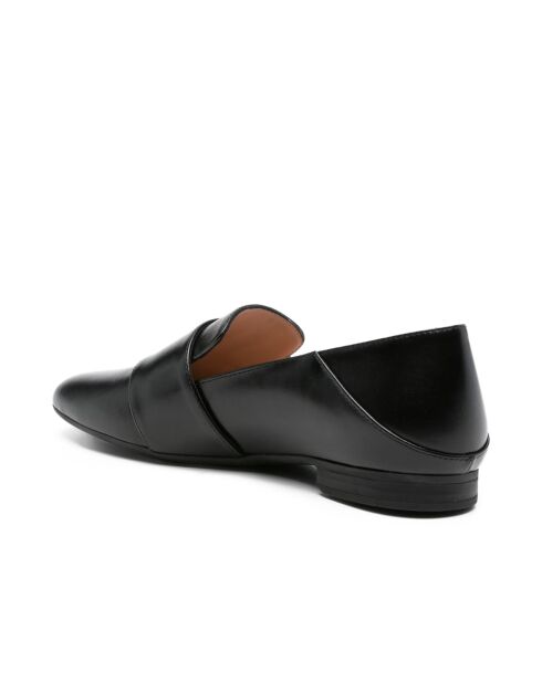 Mocassins en cuir Jade noirs