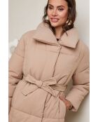 Doudoune Christelle camel