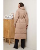 Doudoune Christelle camel