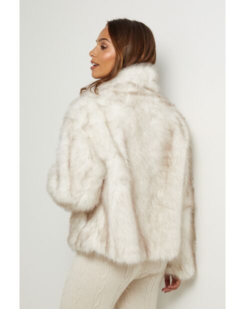 Fausse fourrure Paulette ivoire