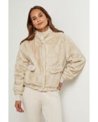 Fausse fourrure Pierrette beige