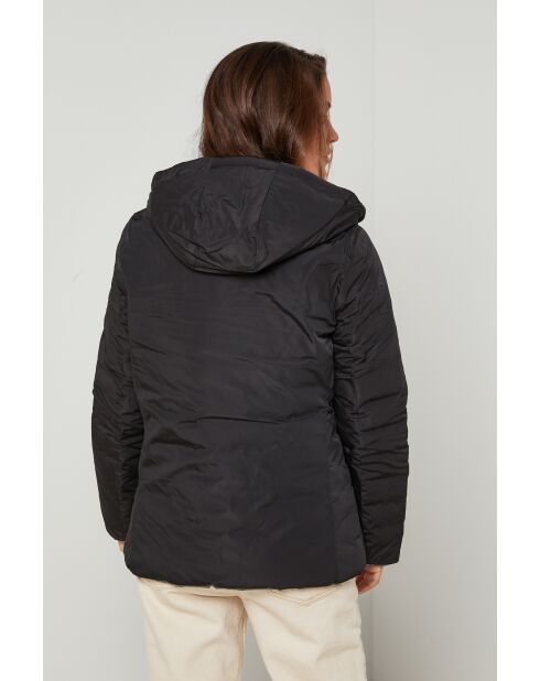 Fausse fourrure Aurore noire/anthracite