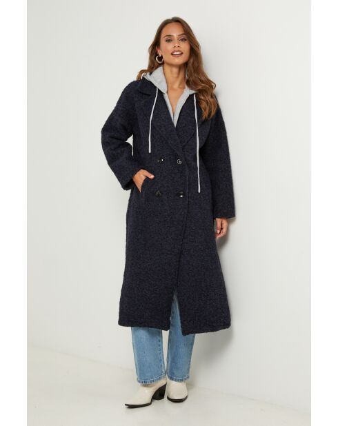 Manteau Bérangère marine