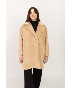 Pelliccia sintetica Hanna camel