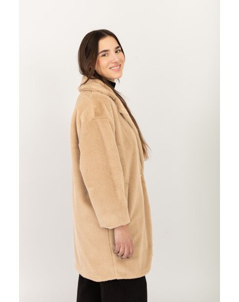Pelliccia sintetica Hanna camel