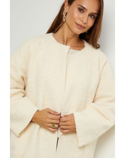 Manteau Annick écru