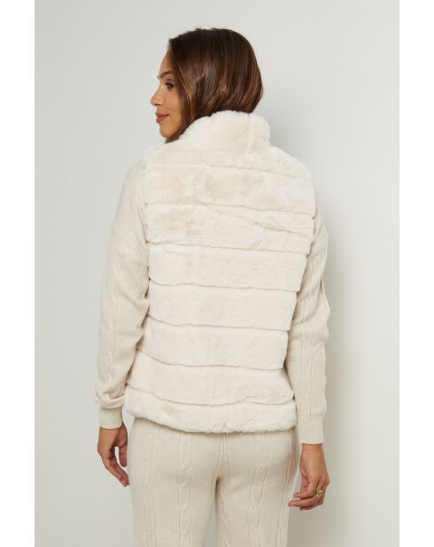 Fausse fourrure Lucie beige