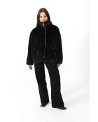 Fausse fourrure Helena noire