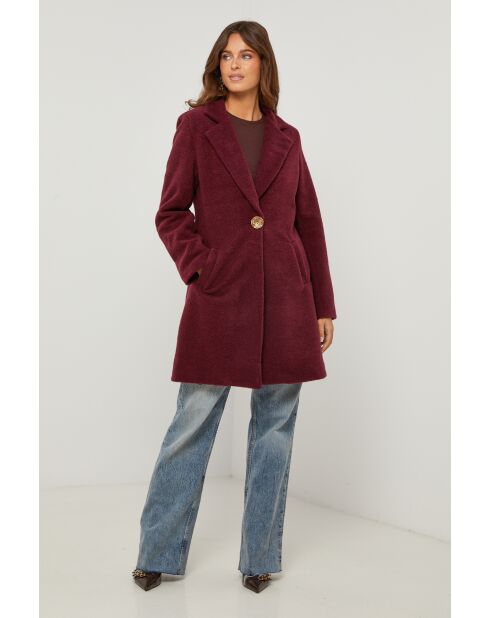 Manteau Bintou bordeaux