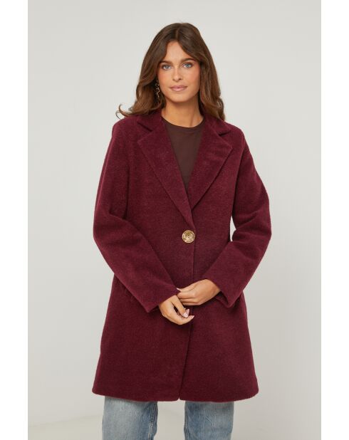 Manteau Bintou bordeaux