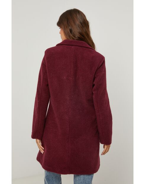 Manteau Bintou bordeaux