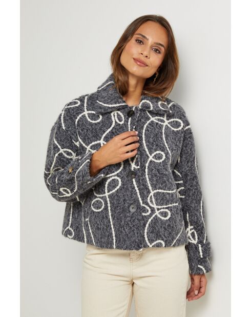 Manteau Aurélie anthracite