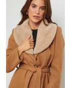 Cappotto Antoinette in cammello