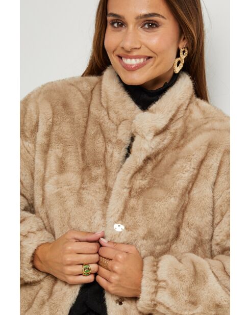 Pelliccia sintetica di cammello Perrine