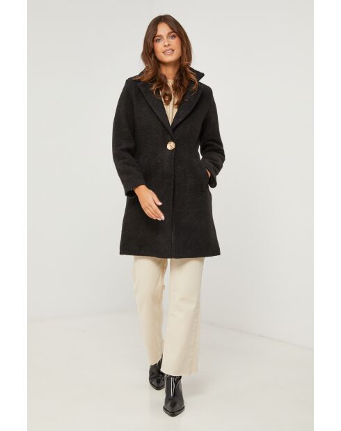 Manteau Bouchra noir