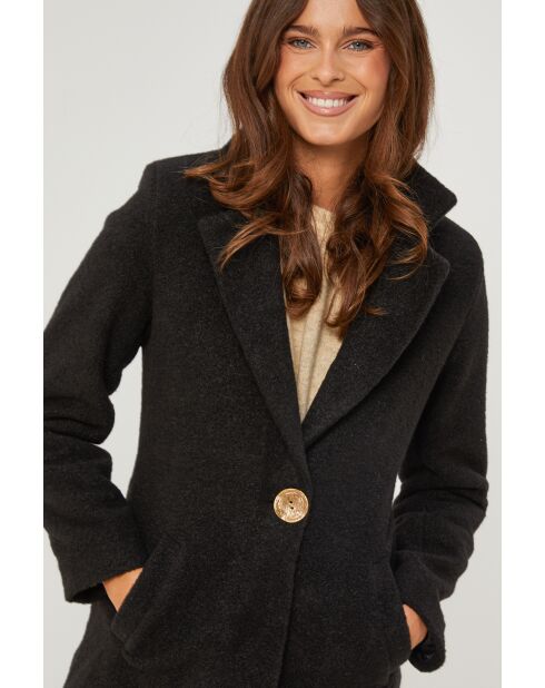 Manteau Bouchra noir