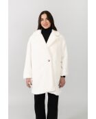 Fausse fourrure Hermine écrue