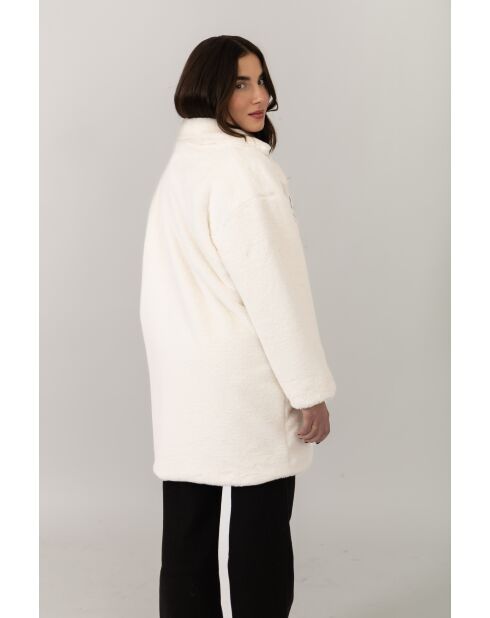 Fausse fourrure Hermine écrue