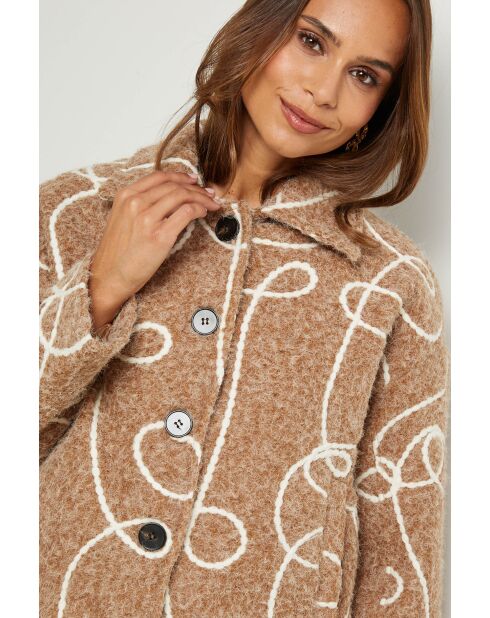 Abrigo Audrey camel