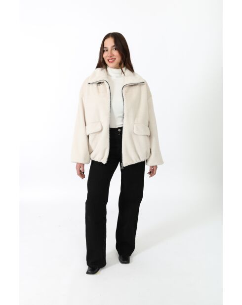 Fausse fourrure Hélène beige