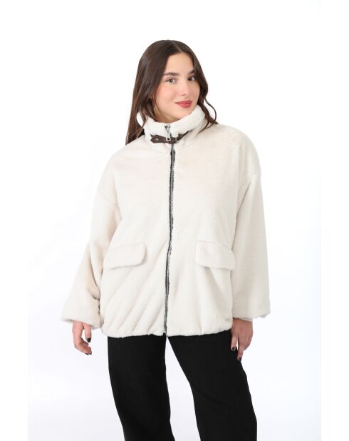 Fausse fourrure Hélène beige