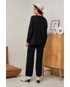 Ensemble Pull & Pantalon Soléna Noir