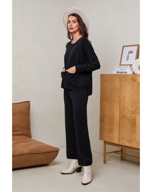Ensemble Pull & Pantalon Soléna Noir
