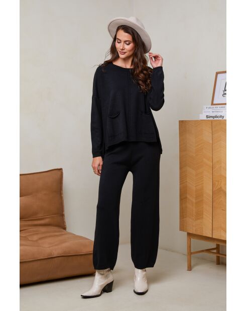 Ensemble Pull & Pantalon Soléna Noir