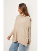 Selyne Taupe-Pullover