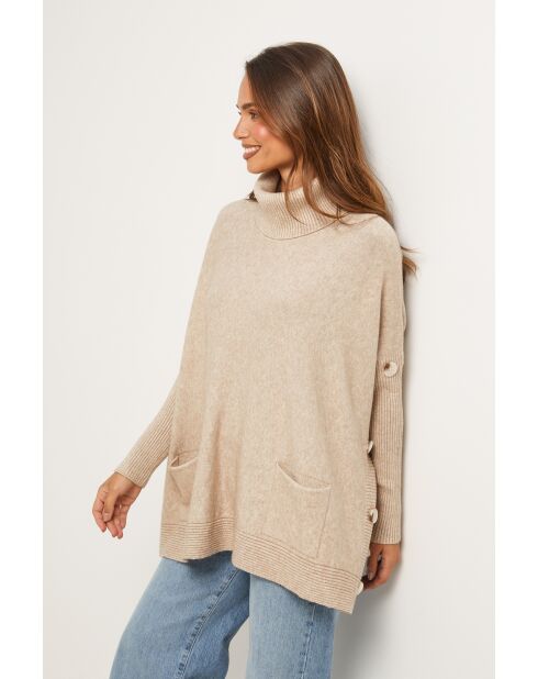 Selyne Taupe-Pullover