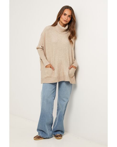 Selyne Taupe-Pullover