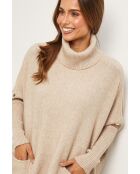 Selyne Taupe-Pullover