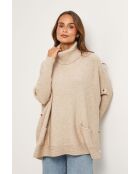 Selyne Taupe-Pullover